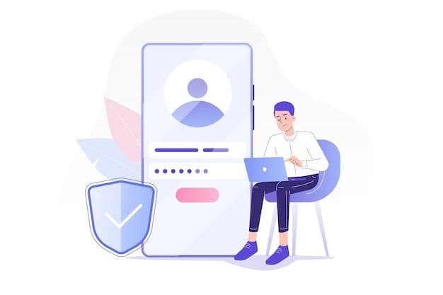 Sign in illustration